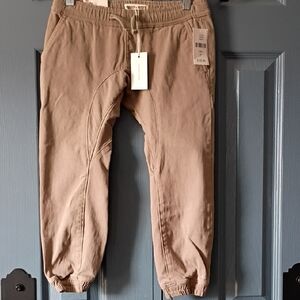 Warp + Weft Kids Tan Casual Joggers